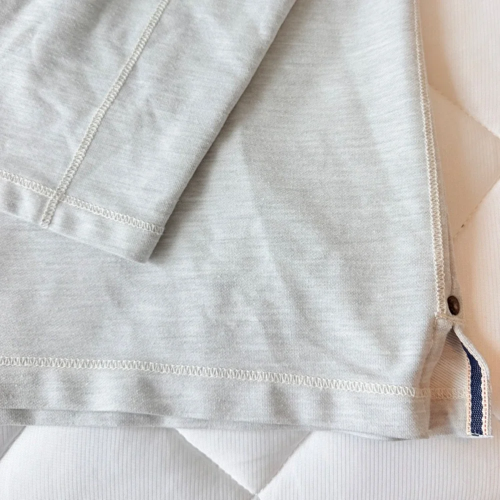 Tommy Bahama Quarter Zip Pullover Marlin Logo Casual‎ Mens XL Gray